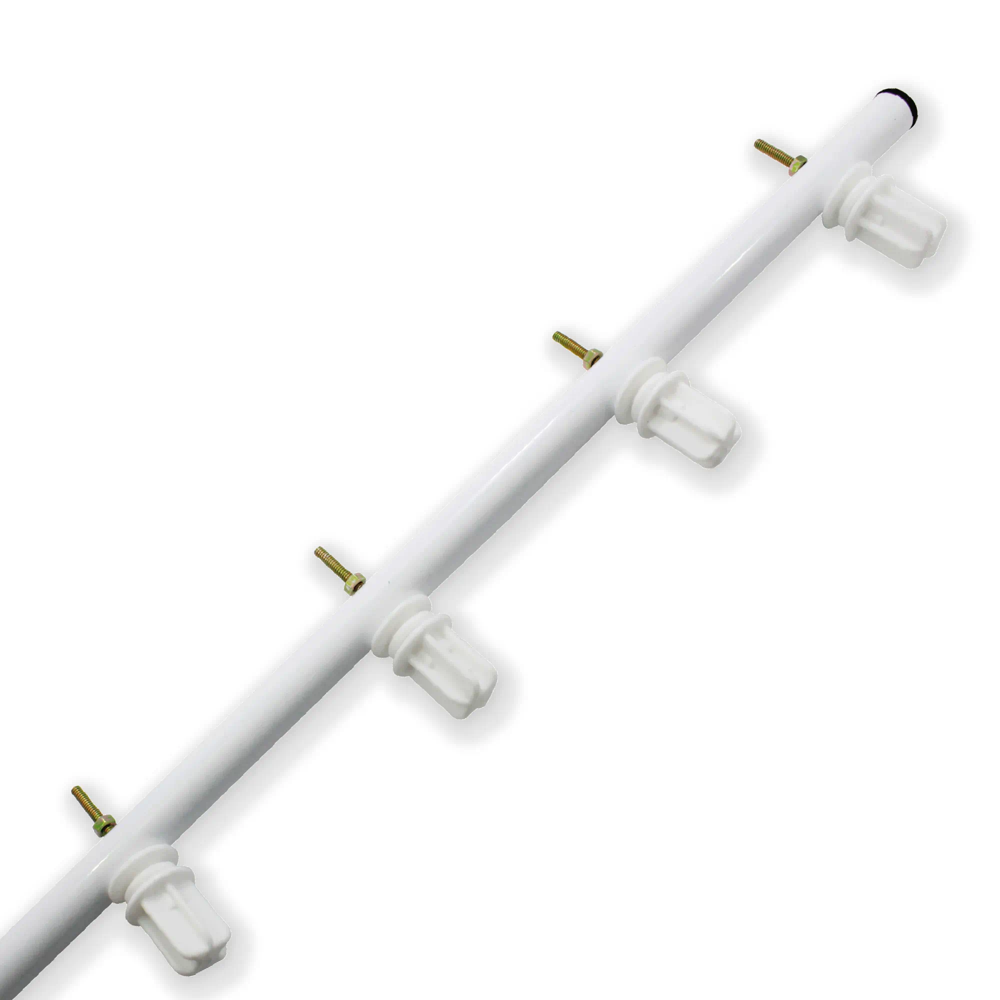 POSTE CON AISLADOR TEMPLADO CON PERNO BLANCO