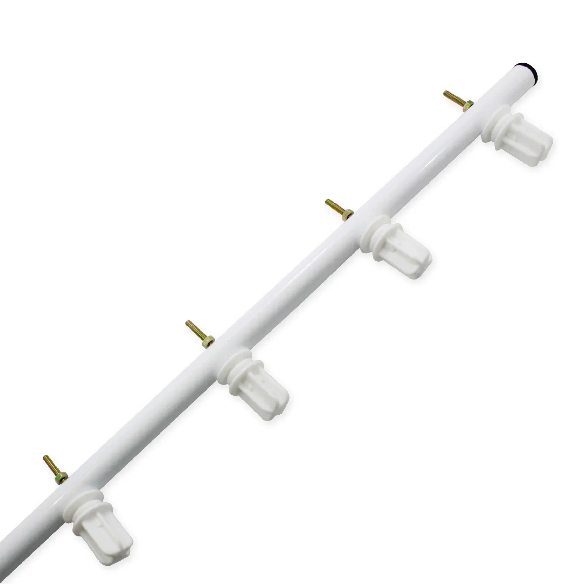 PAQ. 5 POSTES C/ AISLADOR TEMPLADOS DE PERNO BLANCO