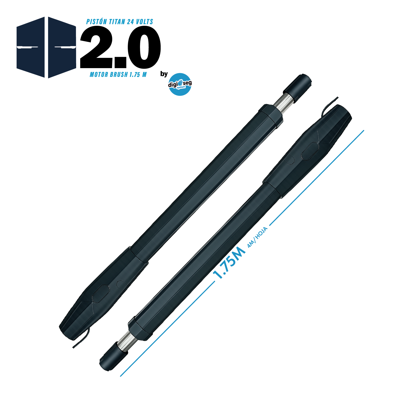 PISTON TITAN 24 VOLTS 1.75 M