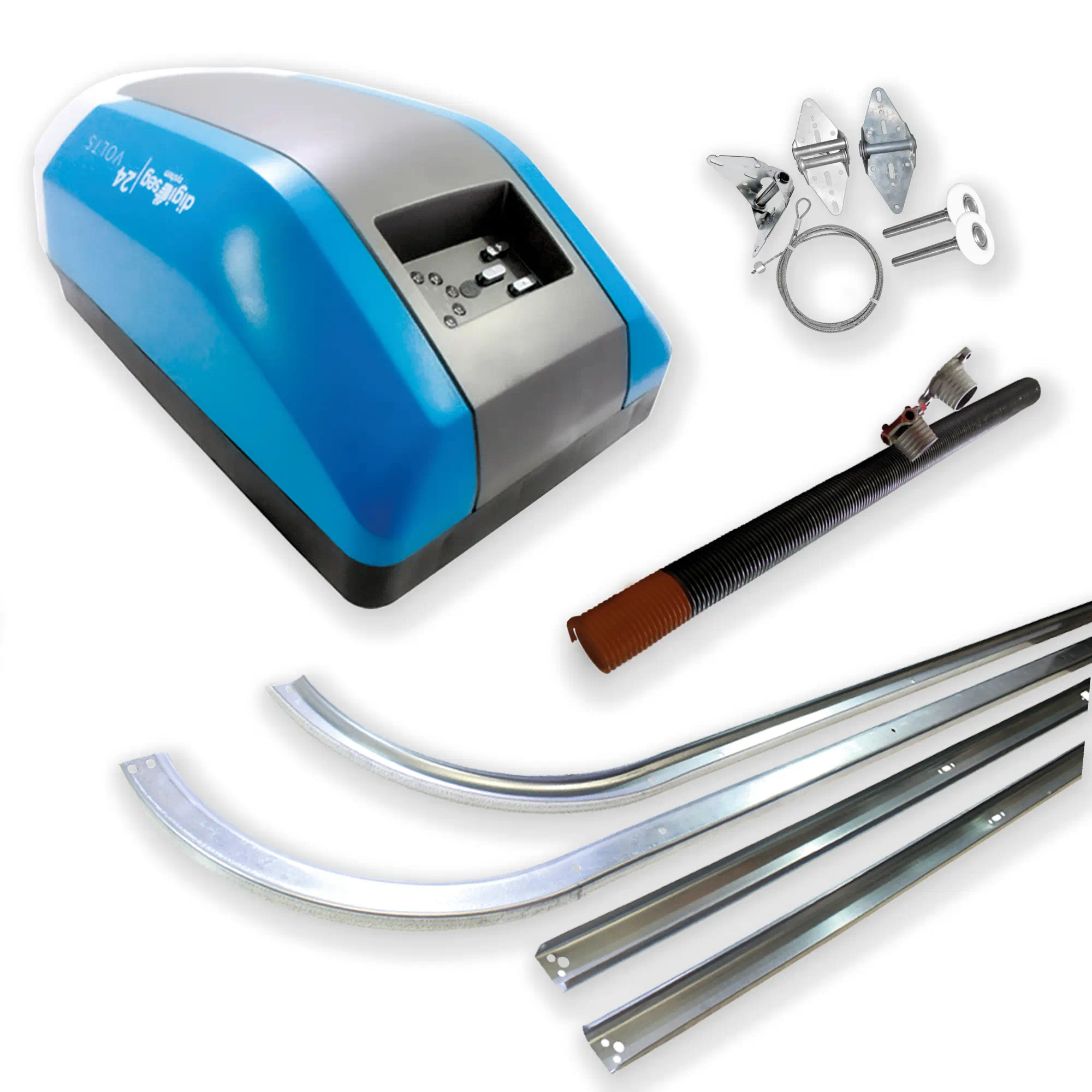 MOTOR DE CADENA 1000N 2601+KIT DE HERRAJES 8X8 RES NARANJA