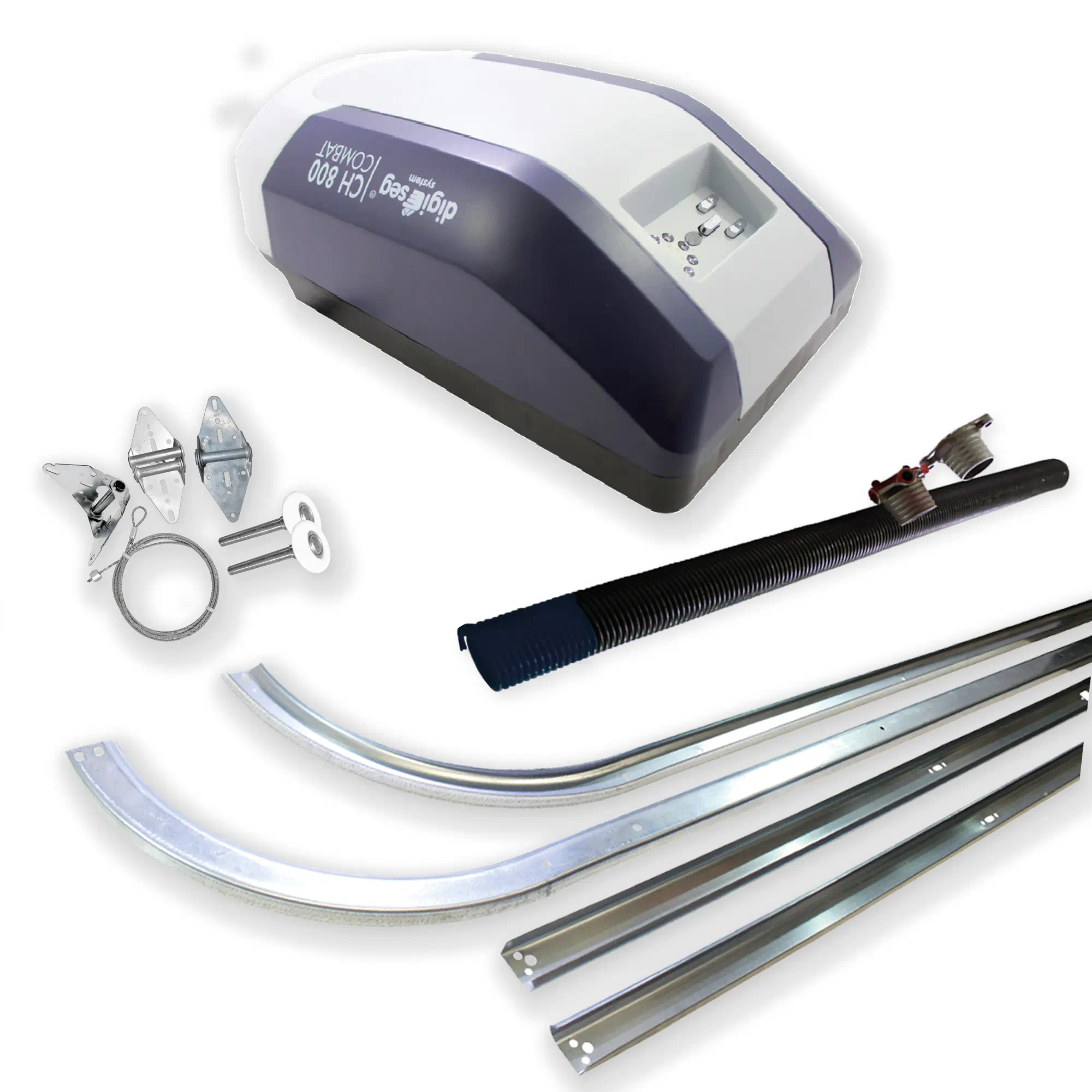 MOTOR COMBAT 800NC/CANALETA 2605+KIT D HERRAJES 8X8 RES AZUL