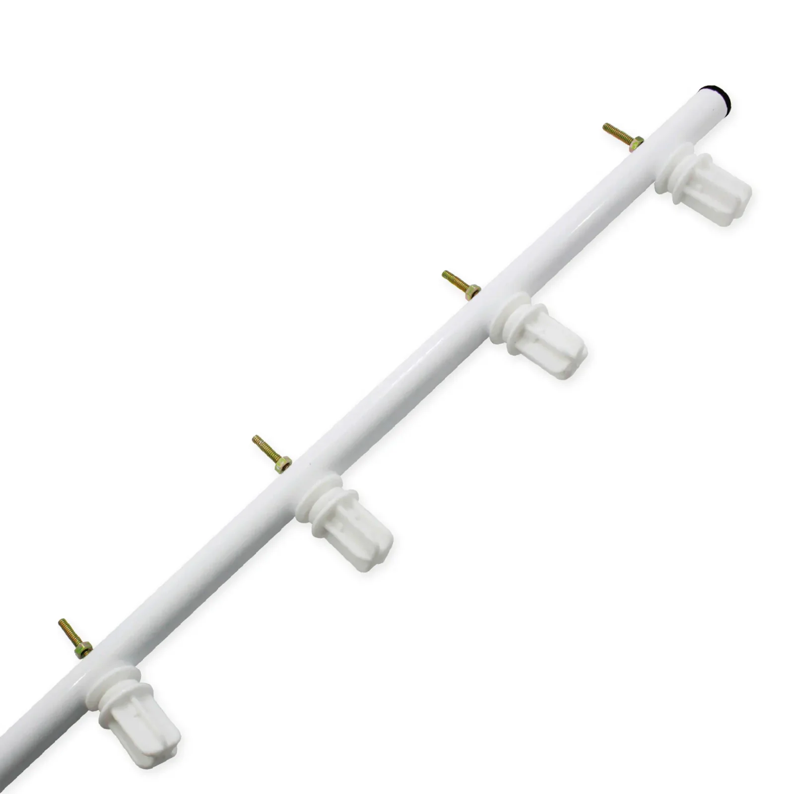 PAQ. 5 POSTES C/ AISLADOR TEMPLADOS DE PERNO BLANCO