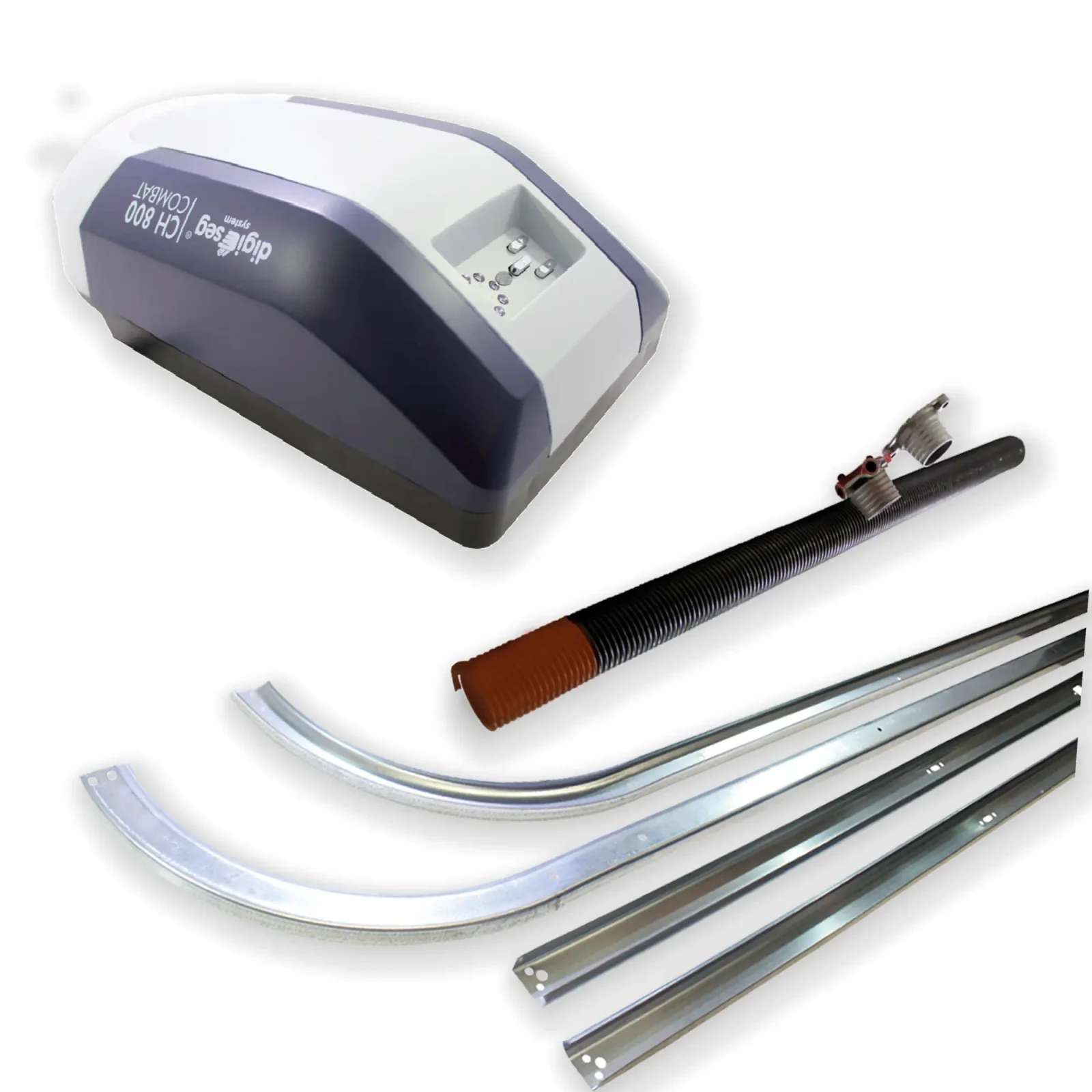 MOTOR COMBAT 800NC/CANALETA 2605+KIT D HERRAJES 7X8 RESNARANJA