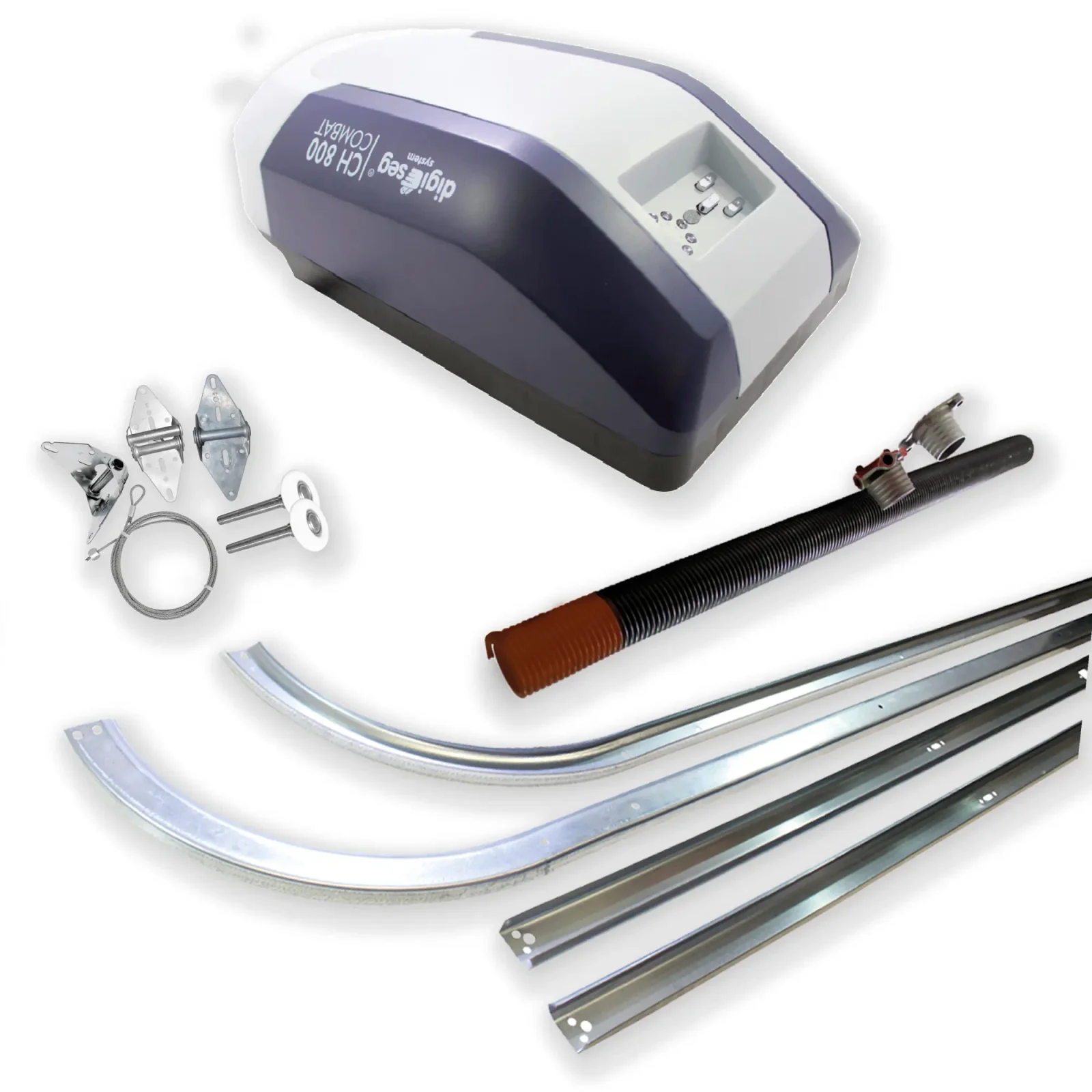 MOTOR COMBAT 800NC/CANALETA 2605+KIT D HERRAJES 8X8 RES NARANJA