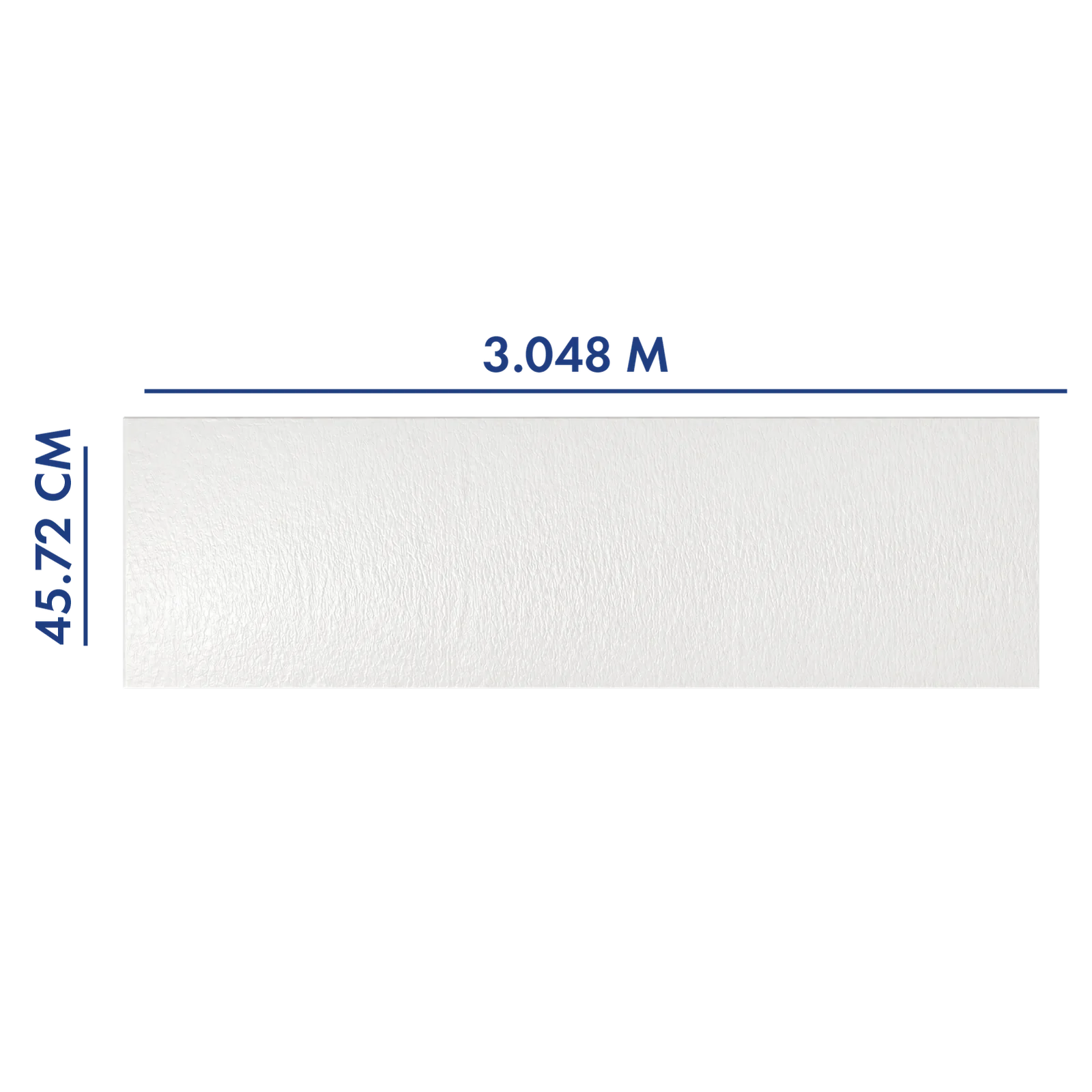 PANEL PARA PORTÓN BLANCO 3.048 M LARGO X 45.72 CM ANCHO