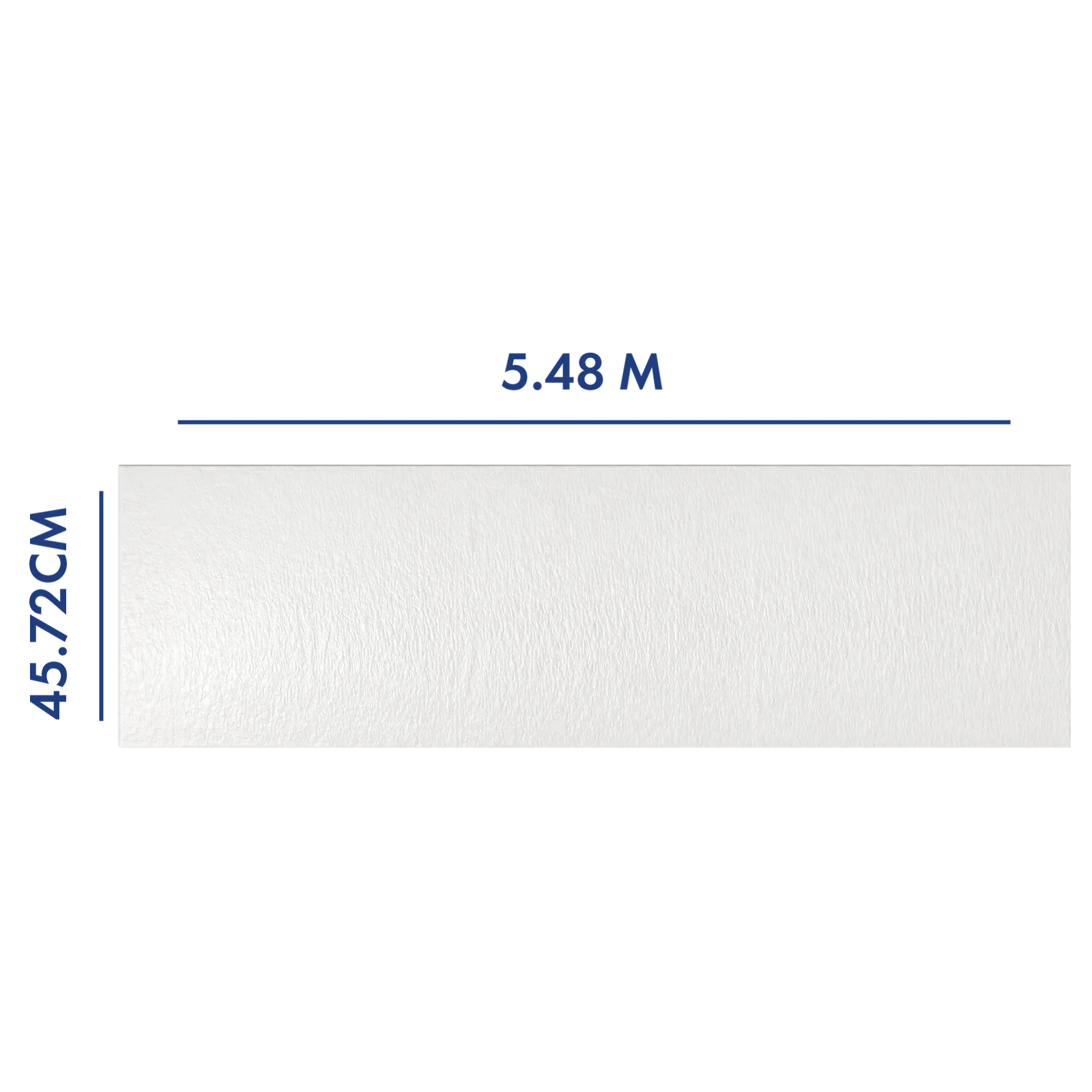 PANEL PARA PORTÓN BLANCO 5.48 M LARGO X 45.72 CM ANCHO