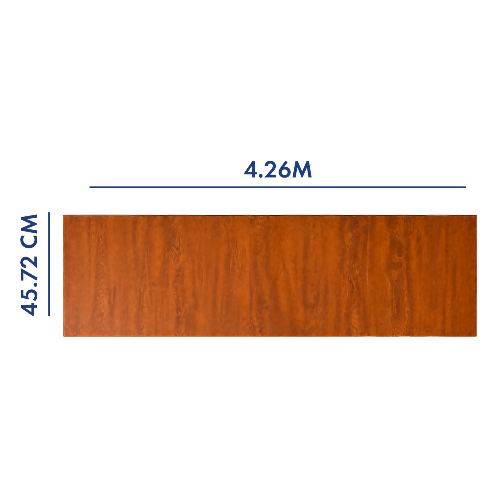 PANEL PARA PORTÓN COLOR ROBLE 4.26 M LARGO X 45.72 CM ANCHO