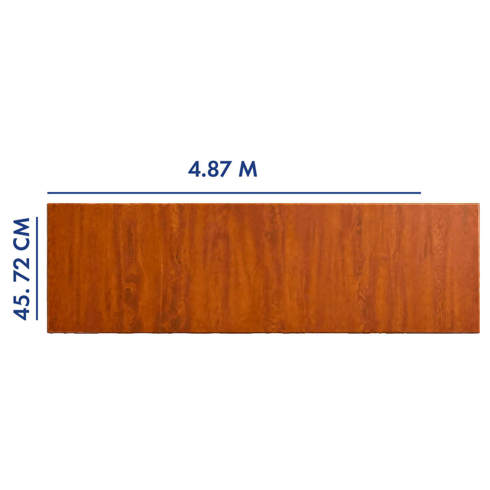 PANEL PARA PORTÓN COLOR ROBLE 4.87 M LARGO X 45.72 CM ANCHO
