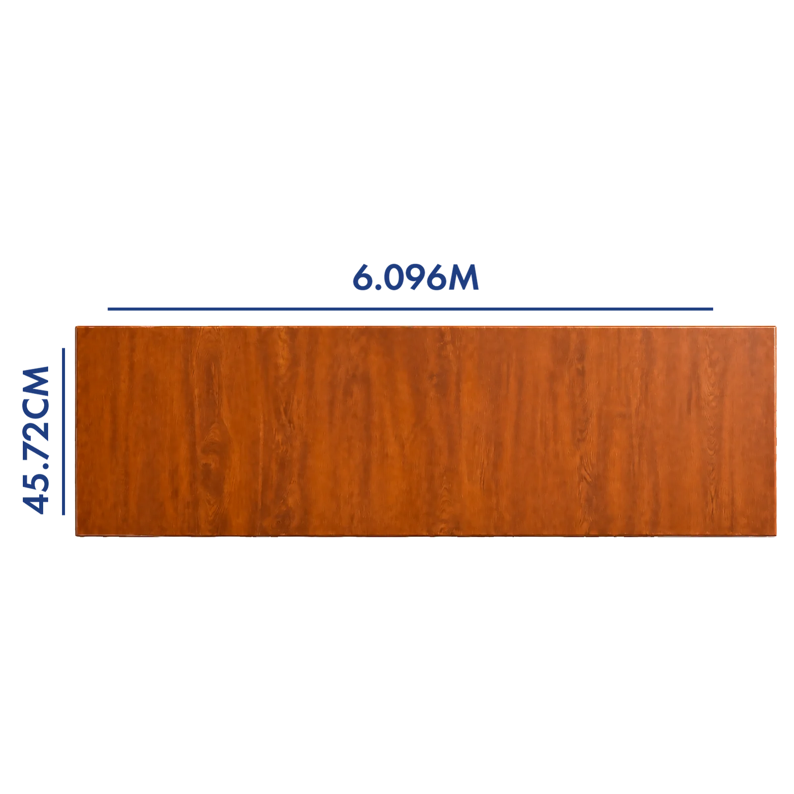 PANEL PARA PORTÓN COLOR ROBLE 6.096 M LARGO X 45.72 CM ANCHO