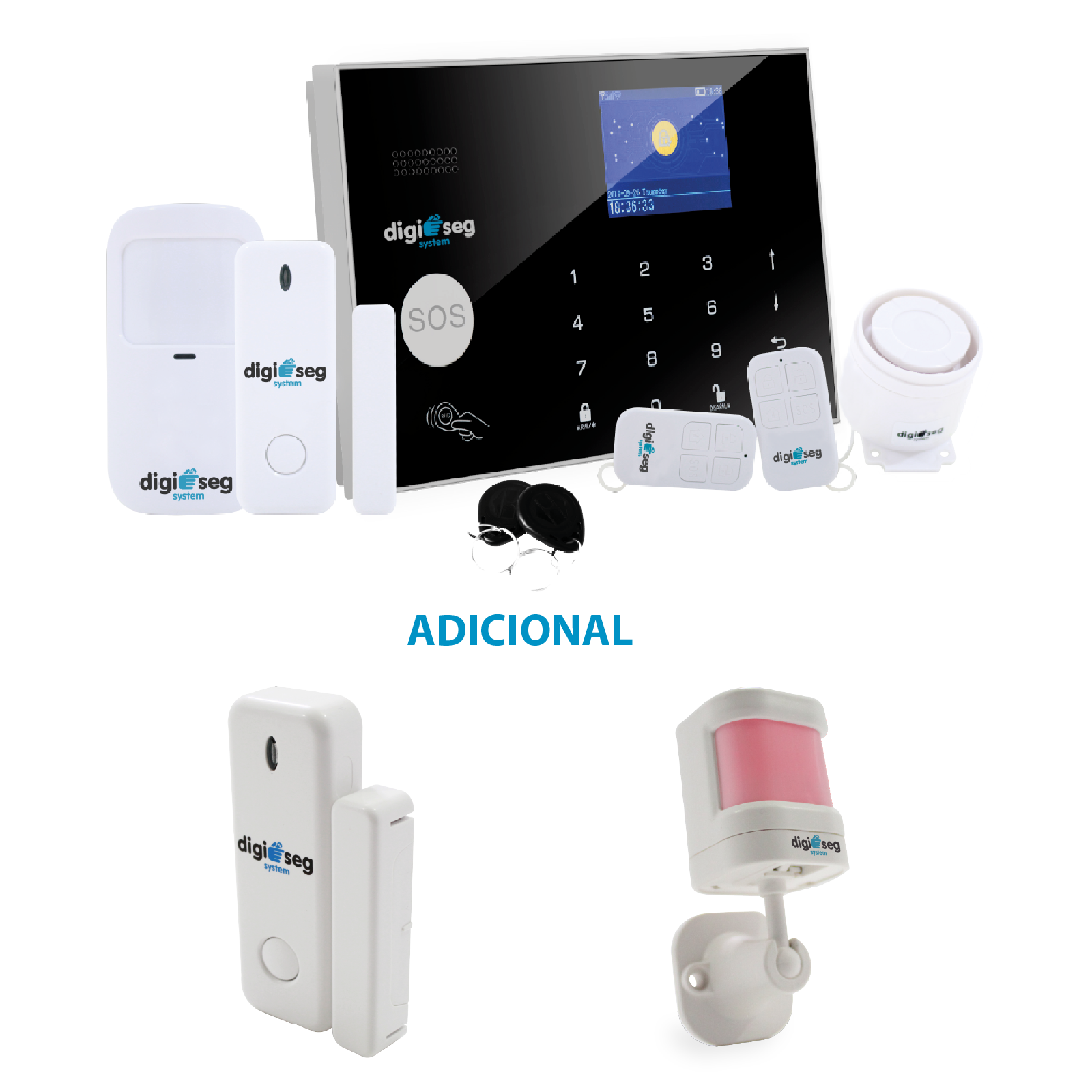 PROMO ALARMA TUYA 4G + SENSORES PUE/VET+ MINI SENSOR