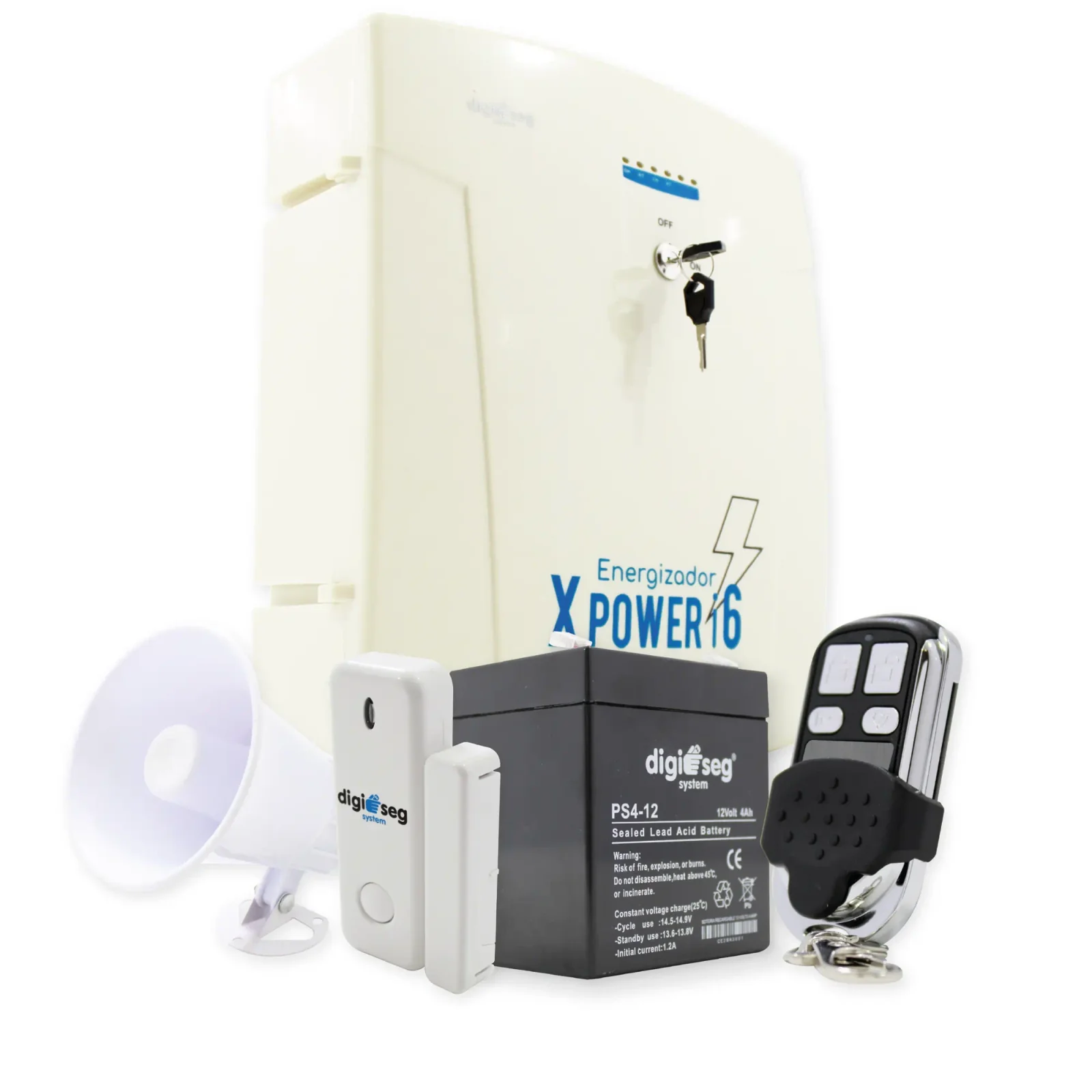 PROMO CERCO i6 + SIRENA 20 W + 1 BATERIA 12 V + 1 CONTROL REMOTO + 1 SENSOR INALAMBRICO